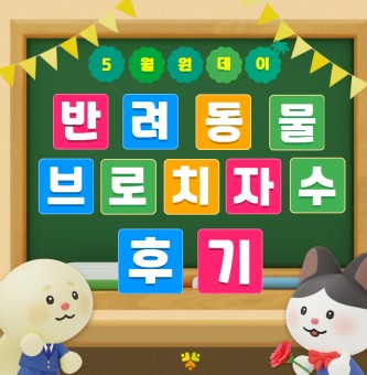 <반려동물 자수 프로그램 후기> 5월 원데이